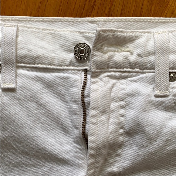 White Denim Jean Skirt - Picture 2 of 3